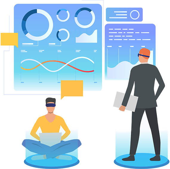 Website Traffic Illustration